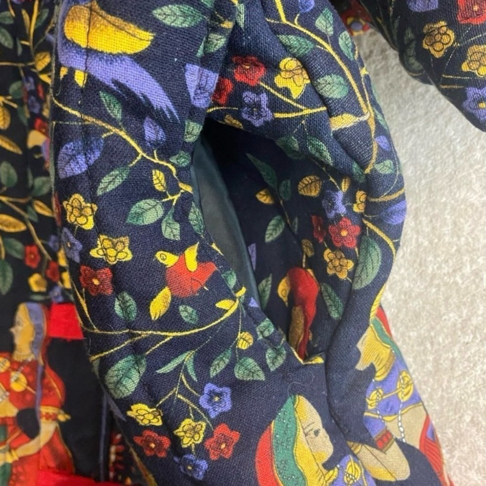 Ethnic Chinese QianBaiYi Indian Bohemian Indie Quilted Pattern Coat (Small) - Picture 9 of 16